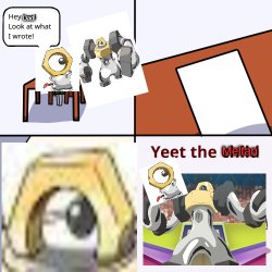 Yeet the Meltan Meme Template
