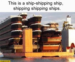 The ship-shipping ship shipping shipping-ships! Meme Template