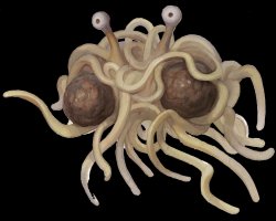 Flying Spaghetti Monster Meme Template