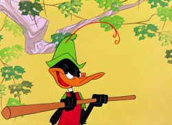 Robin Hood Daffy quarterstaff Meme Template