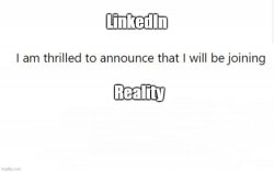 LinkedIn Job Announcement Meme Template