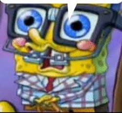 Nerdy SpongeBob Meme Template