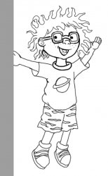 Chuckie Finster drawing (done on her cell phone) Meme Template