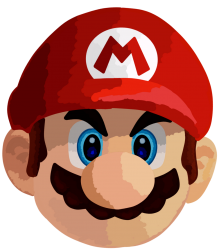 mario head Meme Template