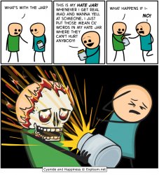 explosm hate jar Meme Template