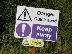 Quick Sand Danger Meme Template