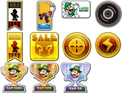 Random Mario Kart Tour Badges Meme Template