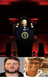 Biden's speech causes murders Meme Template