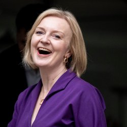 Liz Truss Laugh Meme Template