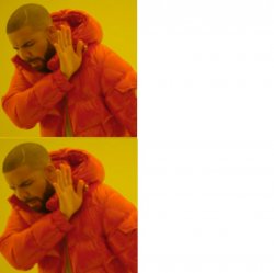 Drake Disapproves Meme Template