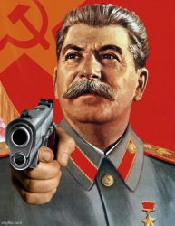Stalin Is coming!! Meme Template
