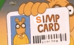 simp card Meme Template