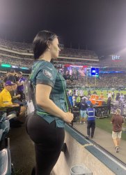 Vikings Fan Staring At Eagles Fans Butt Meme Template