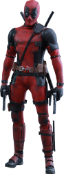 Deadpool guns drawn Meme Template