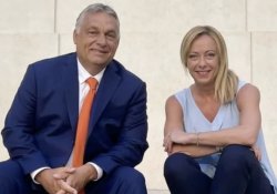 Victor Orban and Giorgia Meloni Meme Template