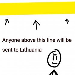 Lithuania line Meme Template