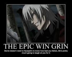 THE EPIC WIN GRIN Meme Template