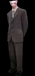 Bingus in a suit Meme Template