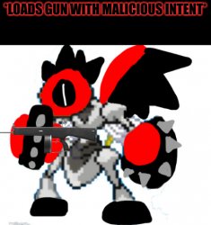 Shadowborn Melmezor *loads gun with malicious intent* Meme Template
