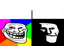 Trollface to sadface to evilface : r/MemeTemplatesOfficial