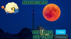 mareeeps announcement template Meme Template
