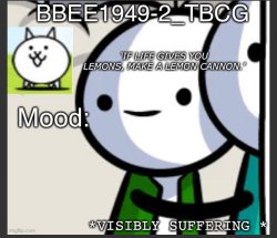 Bbee1949-2 announcement temp Meme Template