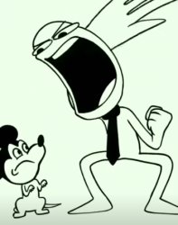 Man Slaps Mickey Mouse Meme Template