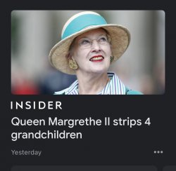 Queen strips 4 grandchildren Meme Template