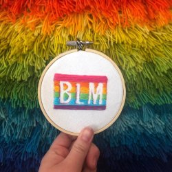 Rainbow BLM Meme Template