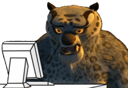 Tai Lung uncomfortable Meme Template