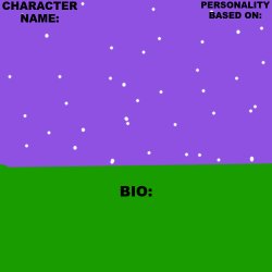 TLOB Character Bio Meme Template