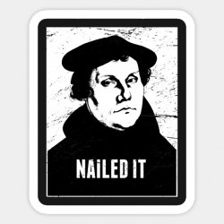 Martin Luther1517 Reformation month Meme Template