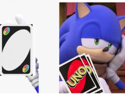 Sonic Uno draw 25 cards Meme Template