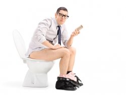 Man on toilet Meme Template