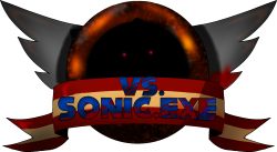 FNF vs Sonic.exe v2 logo Meme Template