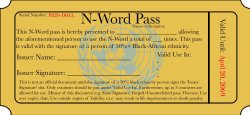 n word pass Meme Template
