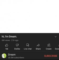 Hi, I'm Dream blank Meme Template