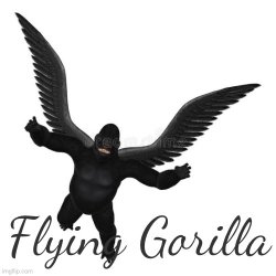 Flying Gorilla Meme Template
