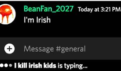I kill irish kids Meme Template