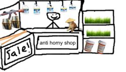Anti horny shop 2 Meme Template