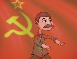 Stalin send you in the gulag! Meme Template