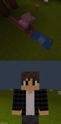 Minecraft Fighting Each Other Meme Template