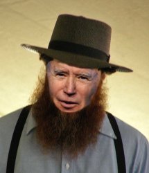 Amish Biden Meme Template