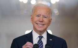 Creepy grin Joe Biden Meme Template