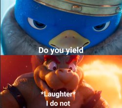 Do you yield? Meme Template