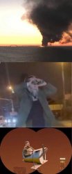 Dugin binoculars Crimea bridge Meme Template