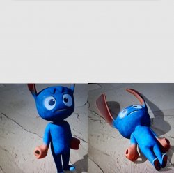 fainting blue dude Meme Template