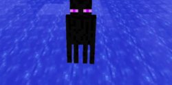 enderman in water Meme Template