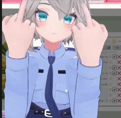 filian middle finger Meme Template