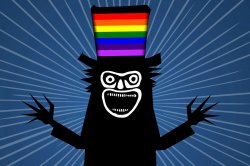 gay babadook Meme Template